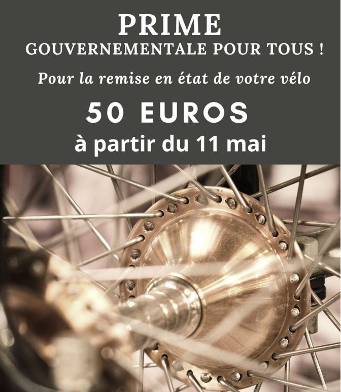 coup de pouce velo stations bees 50 euros reparation et entretien velo electrique